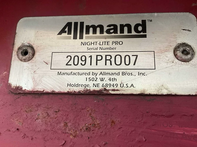 Allmand night-lite pro lichtmast aggregaat - afbeelding 13 van  20