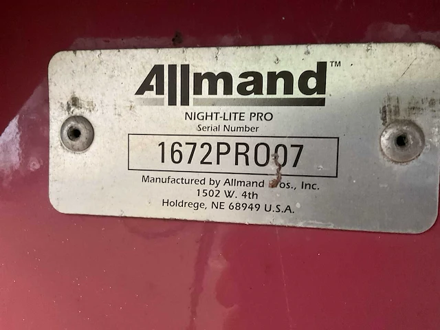 Allmand night-lite pro lichtmast aggregaat - afbeelding 4 van  17