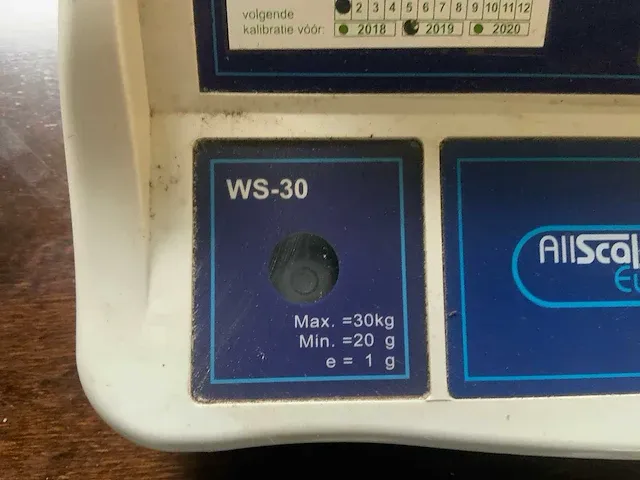 Allscales ws-30 weegschaal - afbeelding 3 van  5