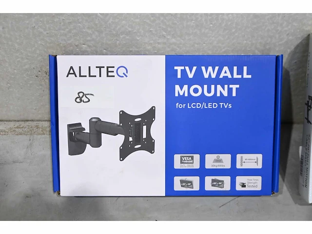 Allteq / tv wall mount tv steun (2x) - afbeelding 2 van  3