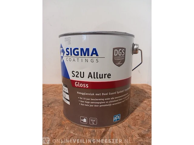 Allure gloss grachtengroen 10 liter sigma, grachtengroen - afbeelding 3 van  5