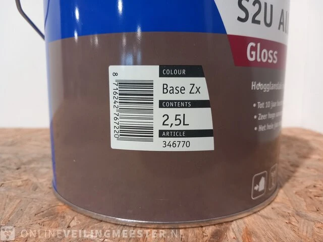 Allure gloss grachtengroen 10 liter sigma, grachtengroen - afbeelding 4 van  5