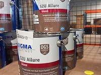 Allure gloss zwart 10 liter sigma, zwart - afbeelding 1 van  10