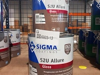 Allure gloss zwart 10 liter sigma, zwart - afbeelding 3 van  10