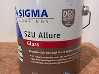 Allure gloss zwart 10 liter sigma, zwart - afbeelding 4 van  10