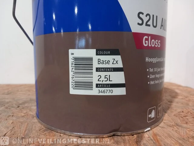 Allure gloss zwart 10 liter sigma, zwart - afbeelding 5 van  10