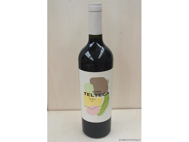 Alma telteca rode wijn - 75 cl - winkelverkoopprijs € 8.25 - afbeelding 1 van  3