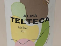 Alma telteca rode wijn - 75 cl - winkelverkoopprijs € 8.25 - afbeelding 2 van  3