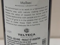 Alma telteca rode wijn - 75 cl - winkelverkoopprijs € 8.25 - afbeelding 3 van  3