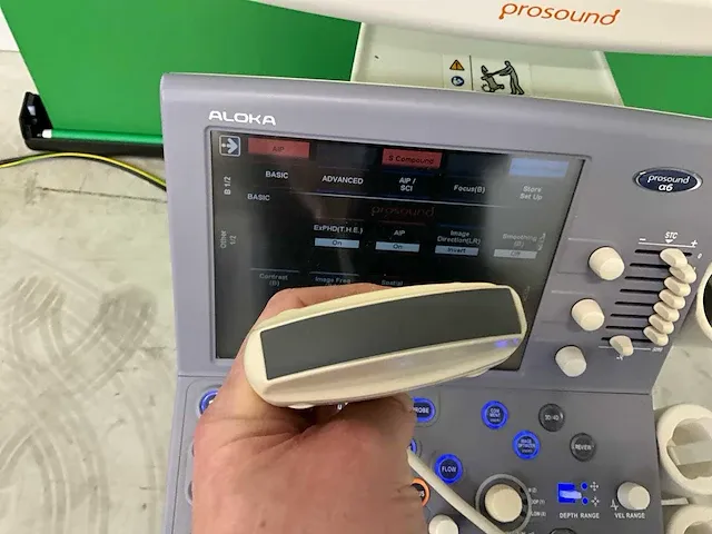 Aloka - prosound a6 - echografie apparaat - 2010 - afbeelding 7 van  12