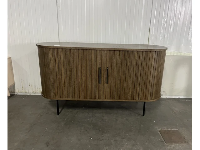 Alon dressoir - b 140 cm - smoked eiken, by fonq, bruin - afbeelding 2 van  5