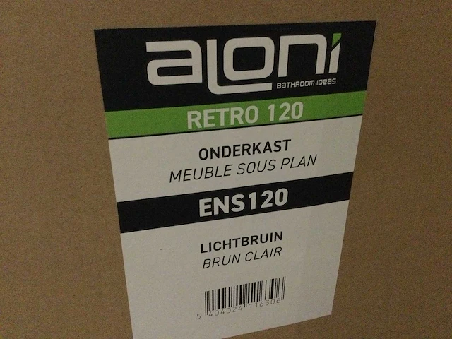 Aloni - ens120 - onderkast met wasbak en zonder kraan - afbeelding 2 van  3