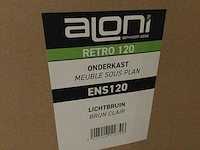 Aloni - ens120 - onderkast met wasbak en zonder kraan - afbeelding 2 van  3