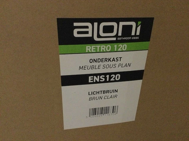 Aloni - ens120 - onderkast met wasbak en zonder kraan - afbeelding 2 van  3
