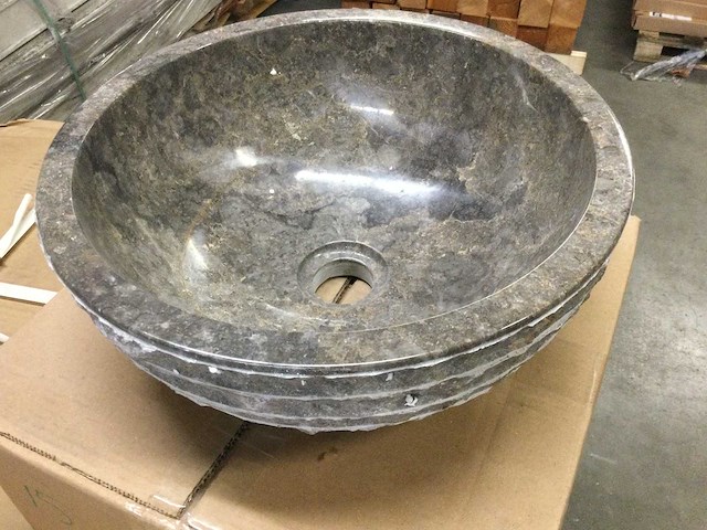 Aloni - nst3616 - waskom marmer 35x16 cm. - afbeelding 2 van  2