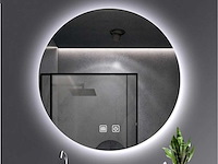 Aloni - omega - ledspiegel rond 80 cm. incl. verwarming. - afbeelding 1 van  4