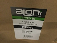 Aloni - retro 80/ens080 - onderkast met wasbak en zonder kraan - afbeelding 2 van  3