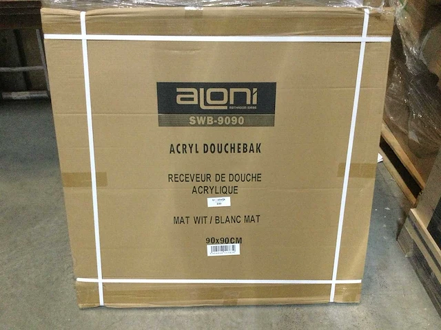 Aloni - swb-9090 - douchebak 90x90 cm. - afbeelding 2 van  3