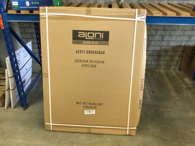 Aloni - swb-912 - douchebak 90x120 cm. - afbeelding 2 van  3