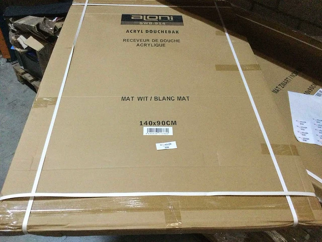 Aloni - swb-914 - douchebak 140x90 cm - afbeelding 2 van  3