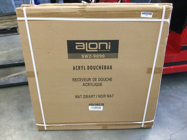Aloni - swz-9090 - douchebak 90x90 cm. - afbeelding 2 van  4