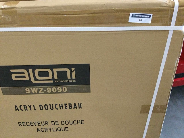Aloni - swz-9090 - douchebak 90x90 cm. - afbeelding 3 van  4