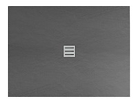 Aloni - swz-914 - douchebak 140x90 cm, zwart. - afbeelding 1 van  4