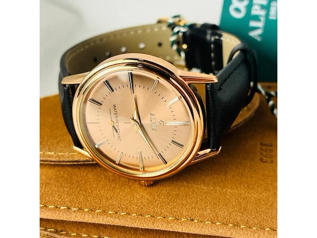 Alpha 1993 herenhorloge - rosé goldplated - afbeelding 1 van  7