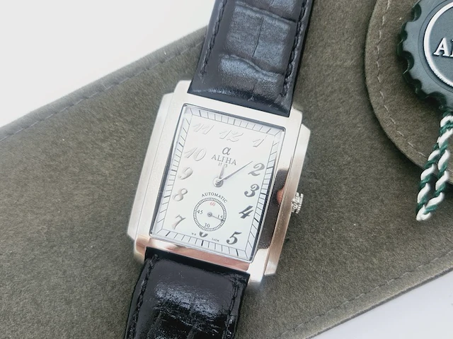 Alpha 1993 regulator automatisch herenhorloge - inclusief etui - afbeelding 1 van  8