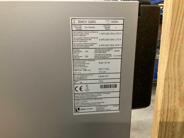 Alpha innotec 10072941 warmtepomp - afbeelding 7 van  7
