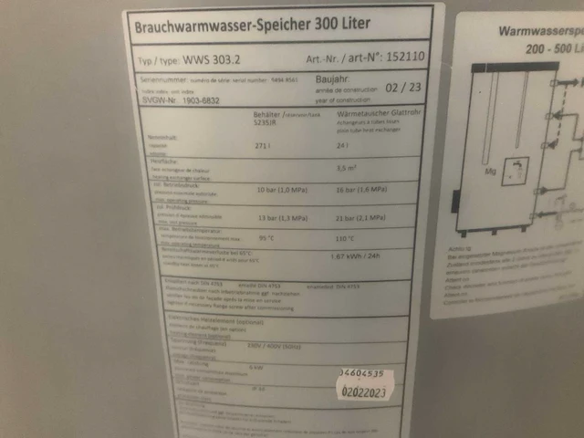 Alpha innotec 9671408 buffervat - afbeelding 2 van  4