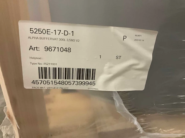 Alpha innotec 9671408 buffervat - afbeelding 4 van  4