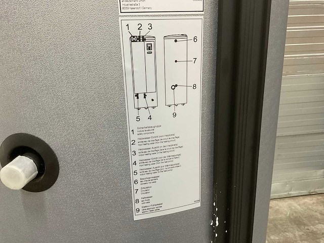 Alpha innotec hydraulisch station hsdv 12.1 m3 voor lwdv 300 liter - afbeelding 2 van  20