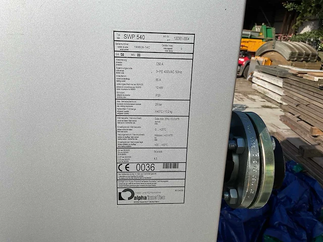 Alpha innotec swp 540 warmtepomp - afbeelding 5 van  7