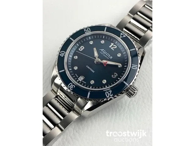 Alpina alpiner comtesse lady diamonds al-240nd3c6b dameshorloge - afbeelding 3 van  8