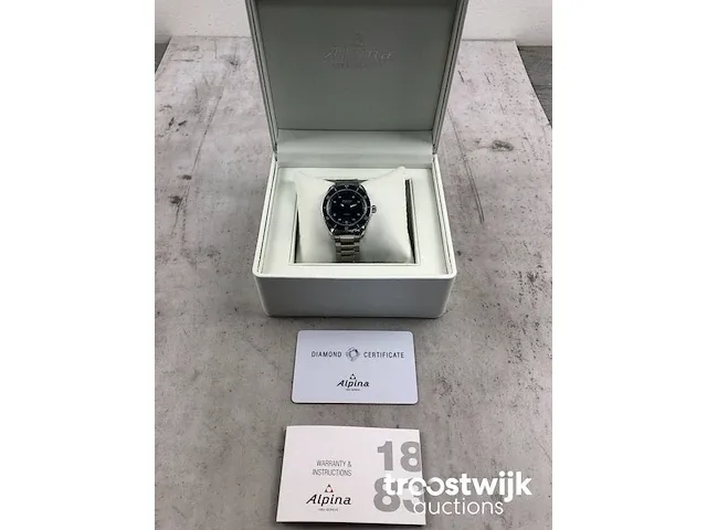 Alpina alpiner comtesse lady diamonds al-240nd3c6b dameshorloge - afbeelding 8 van  8