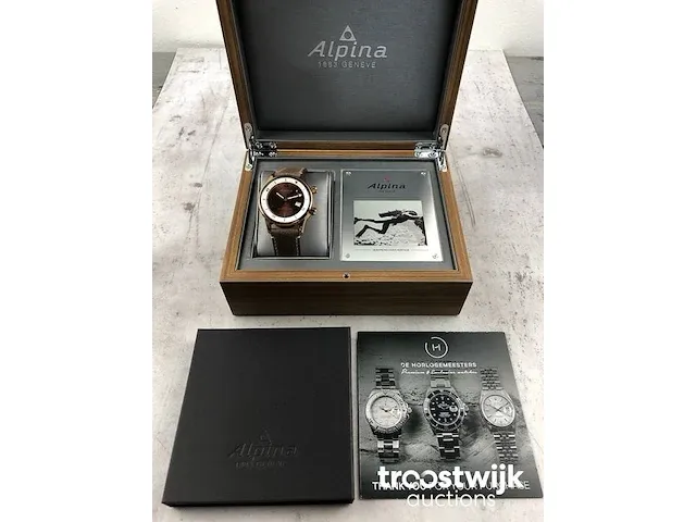 Alpina seastrong diver heritage automatic al-525brc4h4 herenhorloge - afbeelding 8 van  9