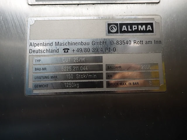 Alpma / sartorius aachen gmbh & co. kg - afbeelding 29 van  38