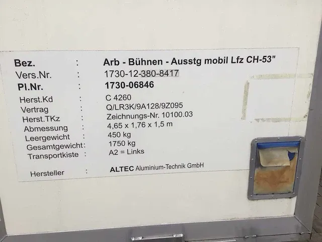Altec plateausteiger - afbeelding 25 van  33