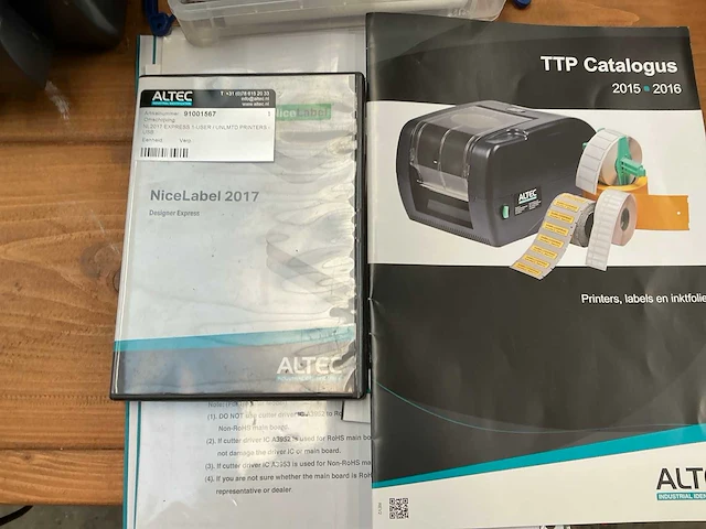 Altec ttp-343 plus labelprinter - afbeelding 4 van  7