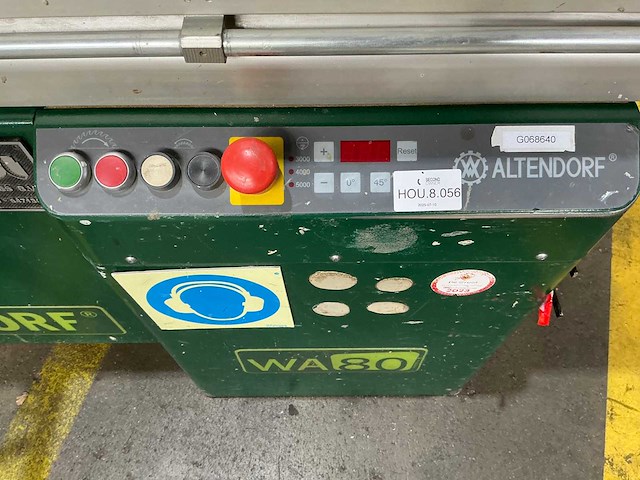 Altendorf - 2004 - wa 80 - formaatcirkelzaagmachine - afbeelding 8 van  12