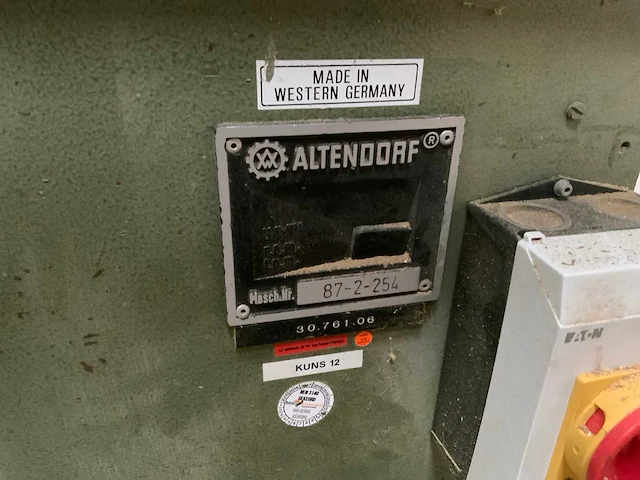 Altendorf f-45 formaatzaag machine - afbeelding 16 van  40