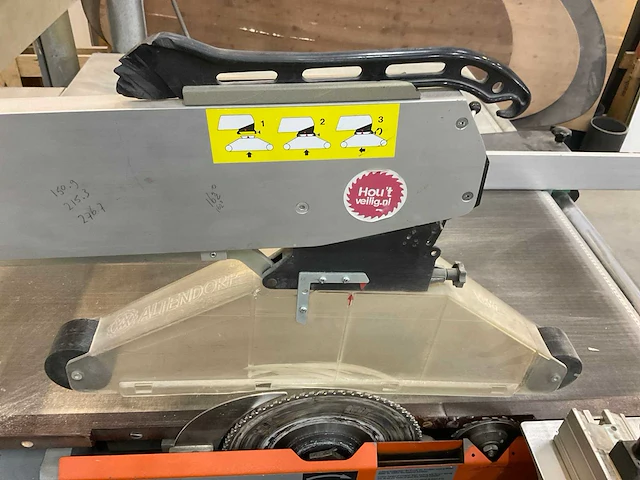Altendorf f45 elmo 3 formaatcirkelzaagmachine met duplex dubbele verstekaanslag - afbeelding 4 van  17