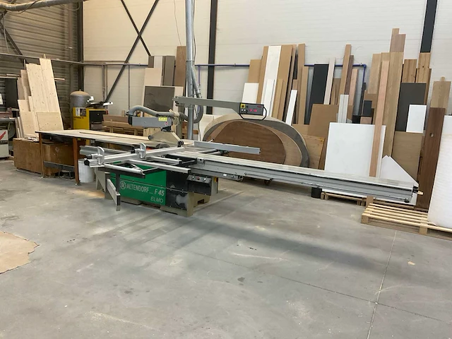 Altendorf f45 elmo 3 formaatcirkelzaagmachine met duplex dubbele verstekaanslag - afbeelding 1 van  17