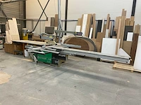 Altendorf f45 elmo 3 formaatcirkelzaagmachine met duplex dubbele verstekaanslag
