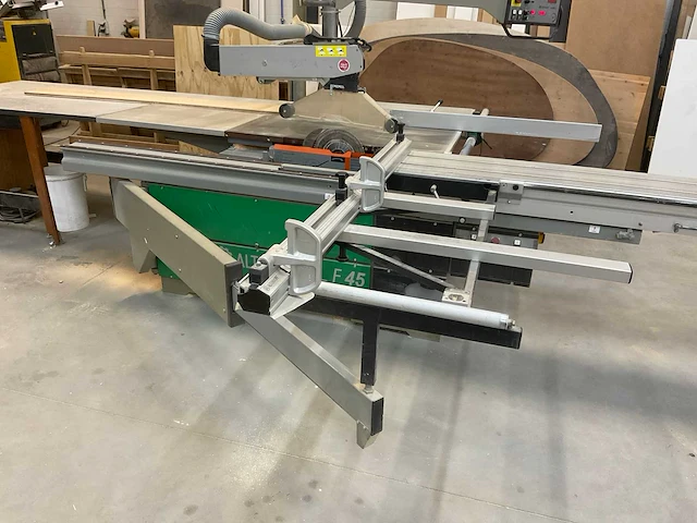 Altendorf f45 elmo 3 formaatcirkelzaagmachine met duplex dubbele verstekaanslag - afbeelding 10 van  17