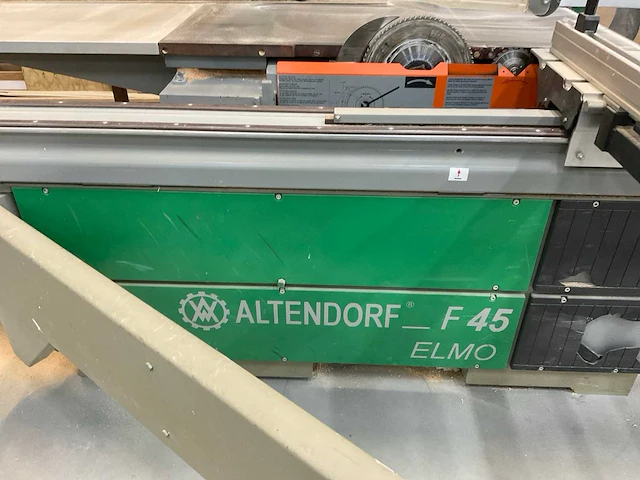Altendorf f45 elmo 3 formaatcirkelzaagmachine met duplex dubbele verstekaanslag - afbeelding 12 van  17