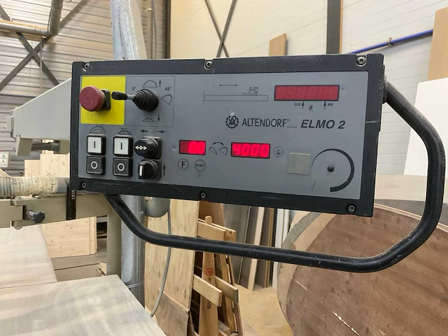 Altendorf f45 elmo 3 formaatcirkelzaagmachine met duplex dubbele verstekaanslag - afbeelding 15 van  17