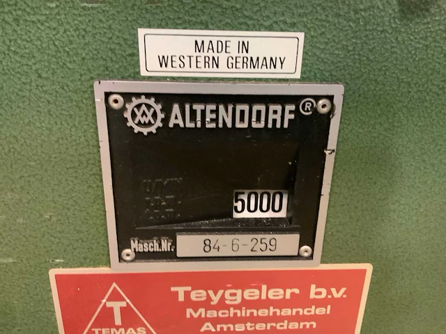 Altendorf formaatcirkelzaagmachine - afbeelding 9 van  9