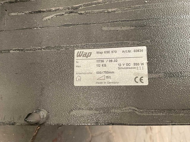 Alto kse 970 veegmachine - afbeelding 8 van  10